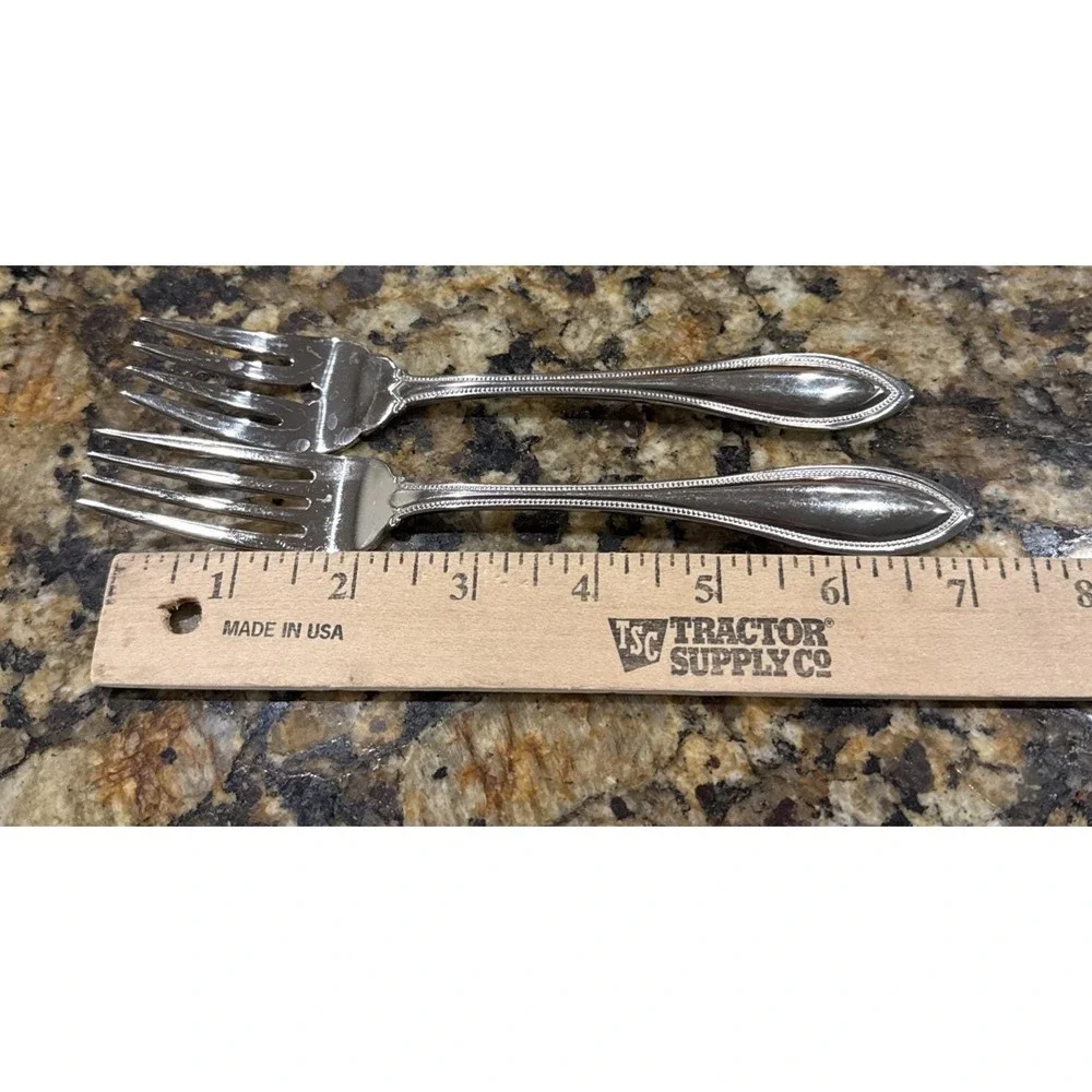 Oneida American Harmony Arbor 3 Dinner 1 Salad Forks Fork USA Flatware